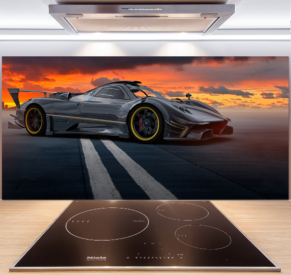 Panel dekor szkło Wyścigówka