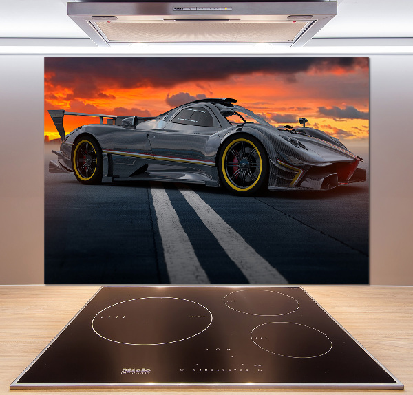 Panel dekor szkło Wyścigówka