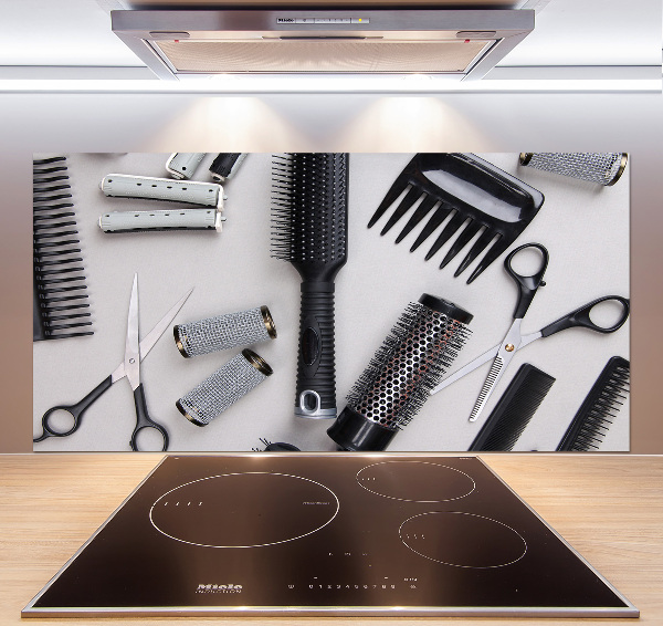 Spatscherm keuken Kappersgereedschap