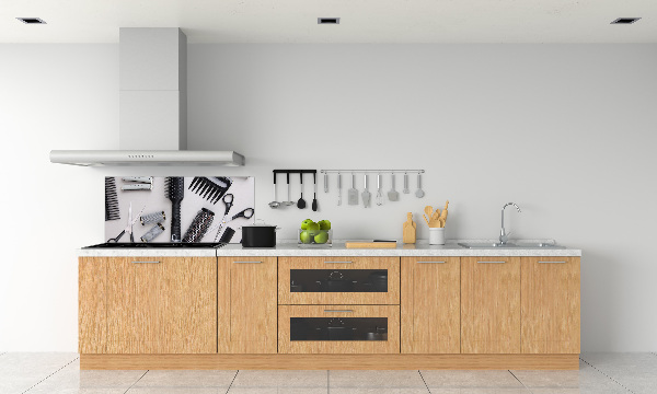 Spatscherm keuken Kappersgereedschap