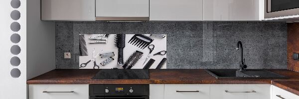 Spatscherm keuken Kappersgereedschap