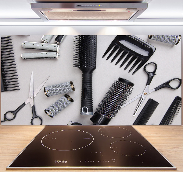 Spatscherm keuken Kappersgereedschap