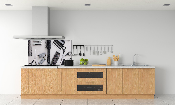 Spatscherm keuken Kappersgereedschap