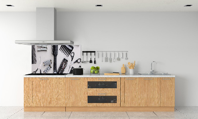 Spatscherm keuken Kappersgereedschap