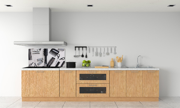 Spatscherm keuken Kappersgereedschap