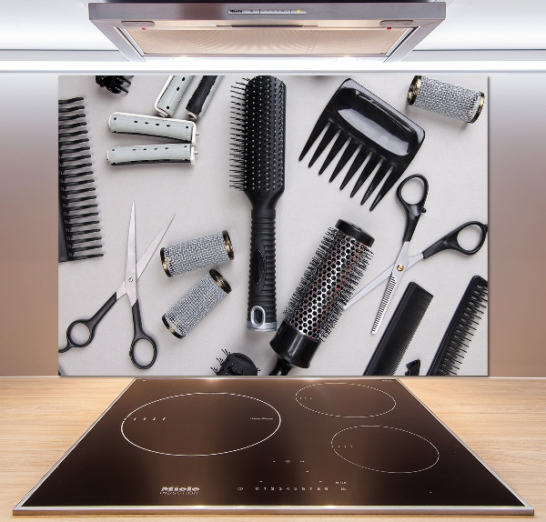 Spatscherm keuken Kappersgereedschap