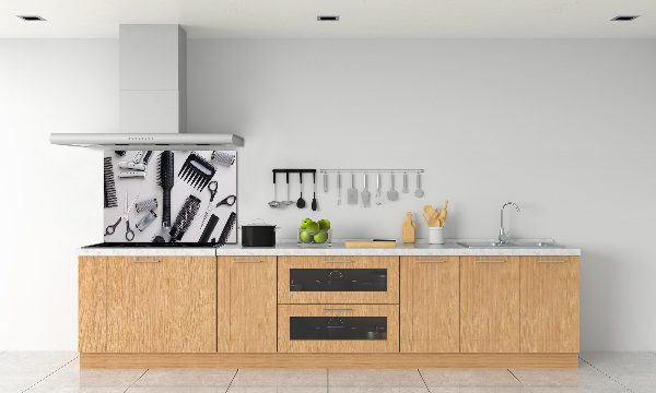 Spatscherm keuken Kappersgereedschap