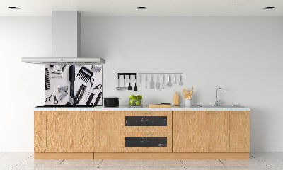 Spatscherm keuken Kappersgereedschap