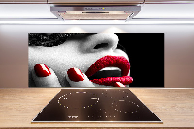 Achterwand keuken Kanten masker