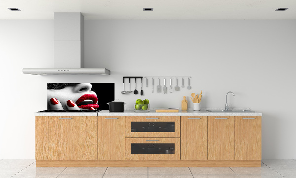 Achterwand keuken Kanten masker