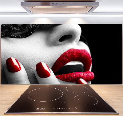 Achterwand keuken Kanten masker