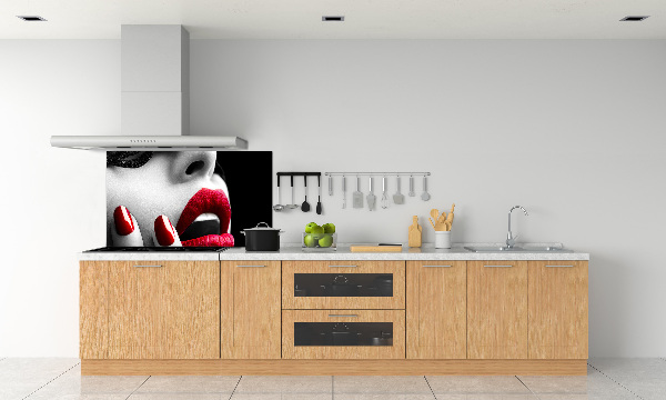 Achterwand keuken Kanten masker