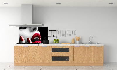 Achterwand keuken Kanten masker