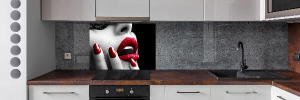Achterwand keuken Kanten masker