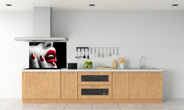 Achterwand keuken Kanten masker