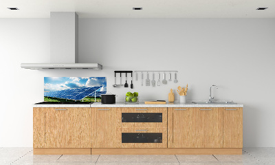 Spatplaat keuken Zonnebatterijen