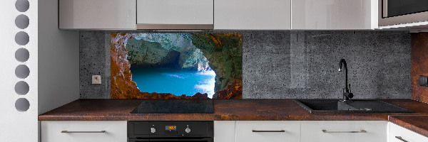 Spatscherm keuken Zeegrot