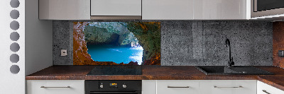Spatscherm keuken Zeegrot