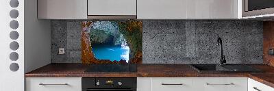 Spatscherm keuken Zeegrot