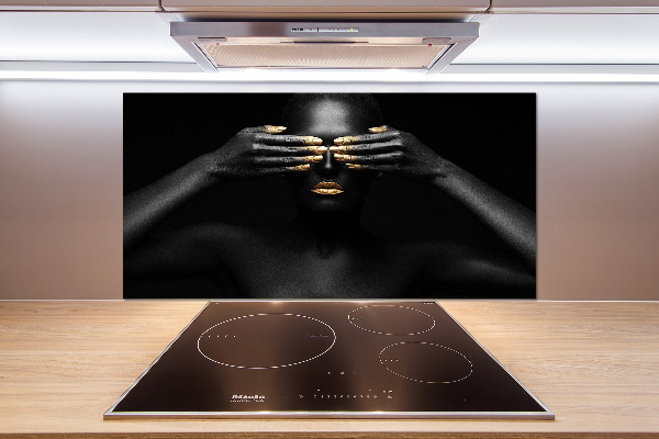Keuken achterwand Vrouw in het zwart