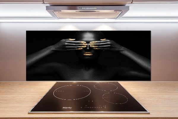 Panel do kuchni Kobieta w czerni