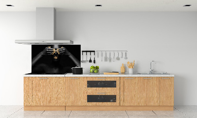 Keuken achterwand Vrouw in het zwart