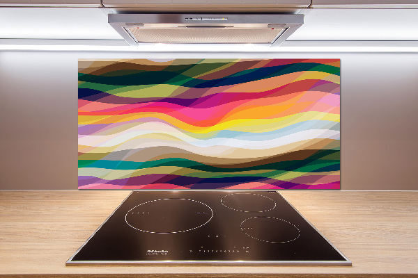 Keuken achterwand Abstracte golven
