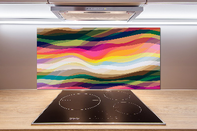 Keuken achterwand Abstracte golven