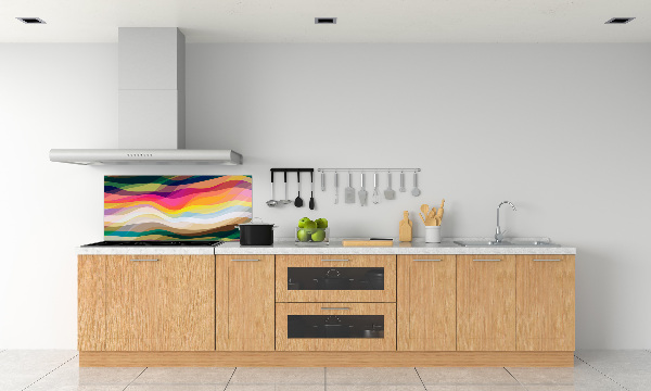 Keuken achterwand Abstracte golven