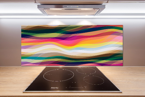 Panel do kuchni Abstrakcja fale