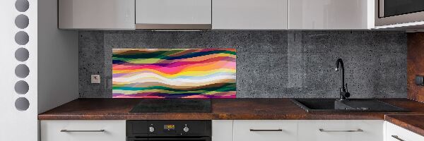 Keuken achterwand Abstracte golven