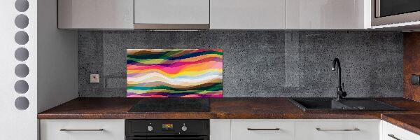 Keuken achterwand Abstracte golven