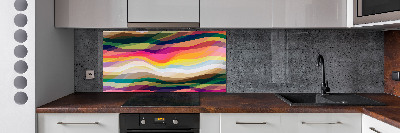 Keuken achterwand Abstracte golven