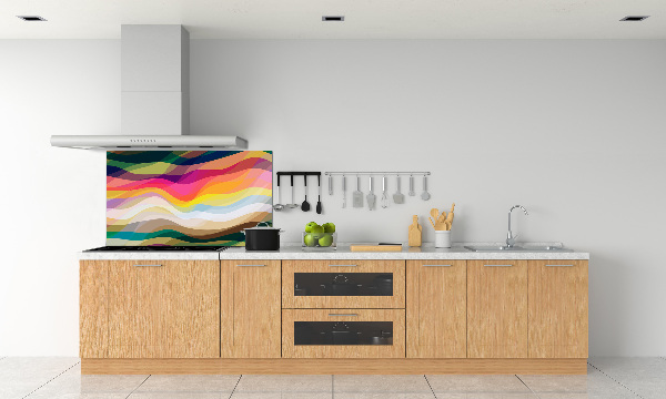 Keuken achterwand Abstracte golven