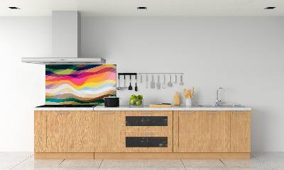 Keuken achterwand Abstracte golven