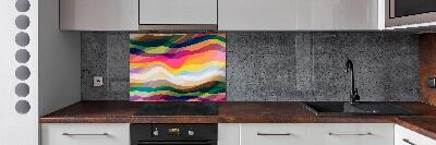 Keuken achterwand Abstracte golven
