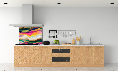 Keuken achterwand Abstracte golven