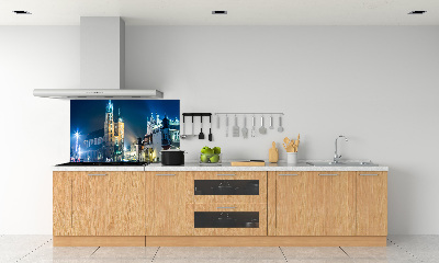 Panel dekor szkło Kraków nocą