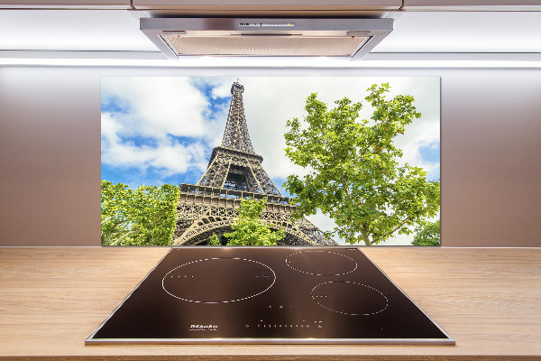 Glazen achterwand keuken Eiffeltoren Parijs