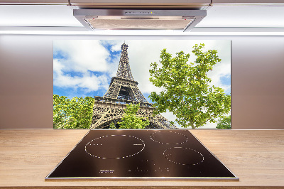 Glazen achterwand keuken Eiffeltoren Parijs