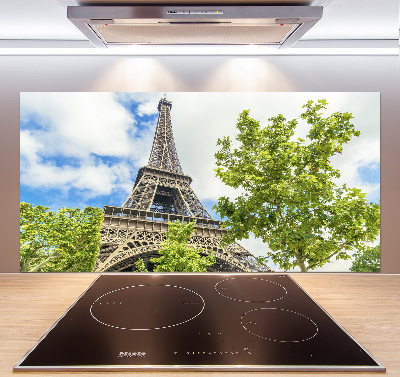 Glazen achterwand keuken Eiffeltoren Parijs