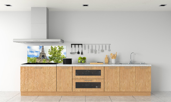 Glazen achterwand keuken Eiffeltoren Parijs