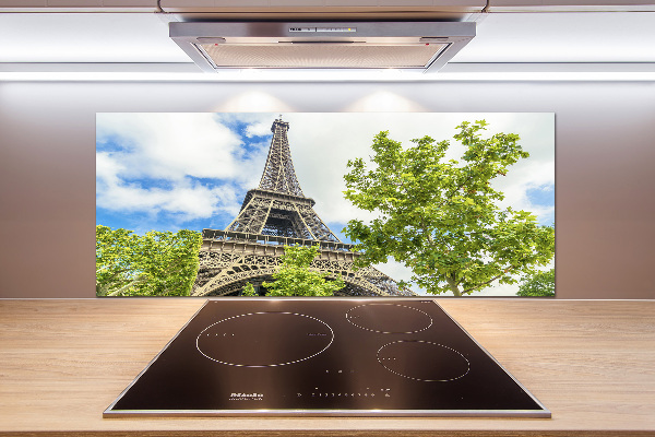 Glazen achterwand keuken Eiffeltoren Parijs