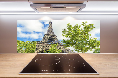 Glazen achterwand keuken Eiffeltoren Parijs