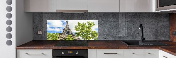 Glazen achterwand keuken Eiffeltoren Parijs