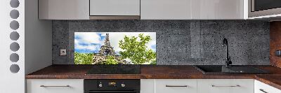 Glazen achterwand keuken Eiffeltoren Parijs