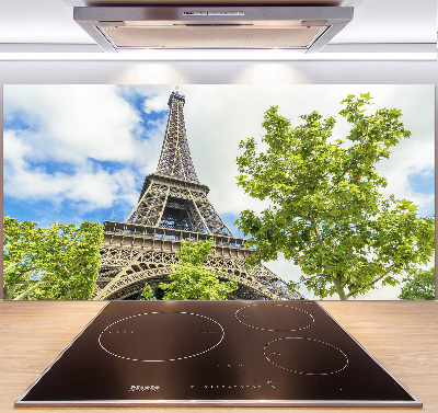 Glazen achterwand keuken Eiffeltoren Parijs