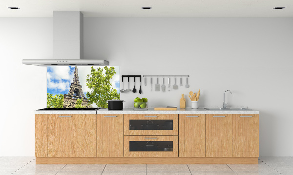 Glazen achterwand keuken Eiffeltoren Parijs