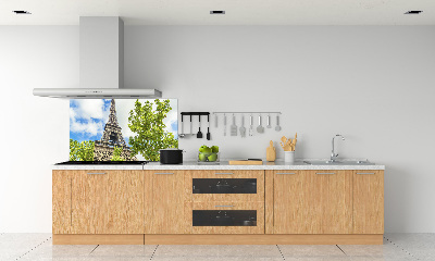 Glazen achterwand keuken Eiffeltoren Parijs