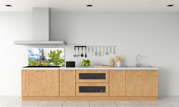 Glazen achterwand keuken Eiffeltoren Parijs